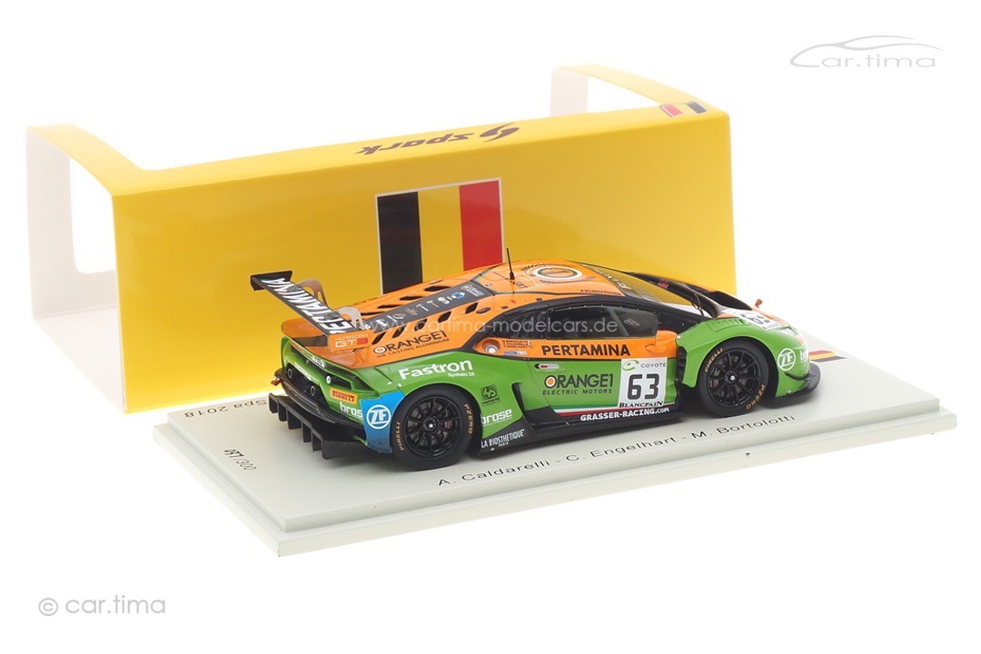 Lamborghini Huracán GT3 24h Spa 2018 Caldarelli/Engelhart/Bortolottii Spark 1:43 SB308