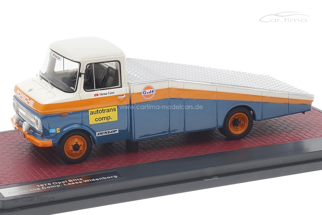 Opel Blitz Porsche Gulf Renntransporter Matrix 1:43 MX51502-012