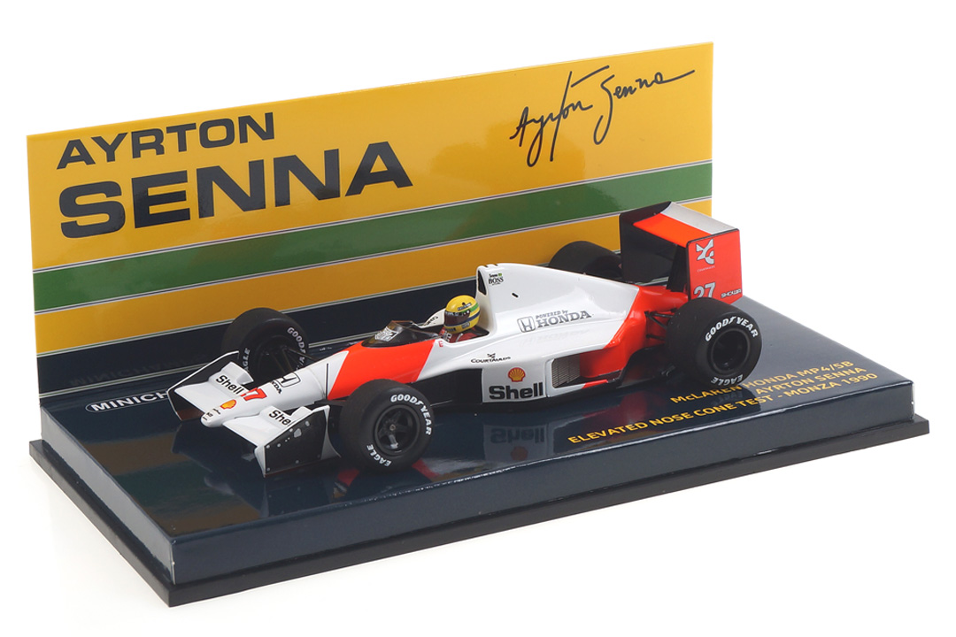 McLaren Honda MP4/5B Test Monza 1990 Ayrton Senna Minichamps 1:43 547904399