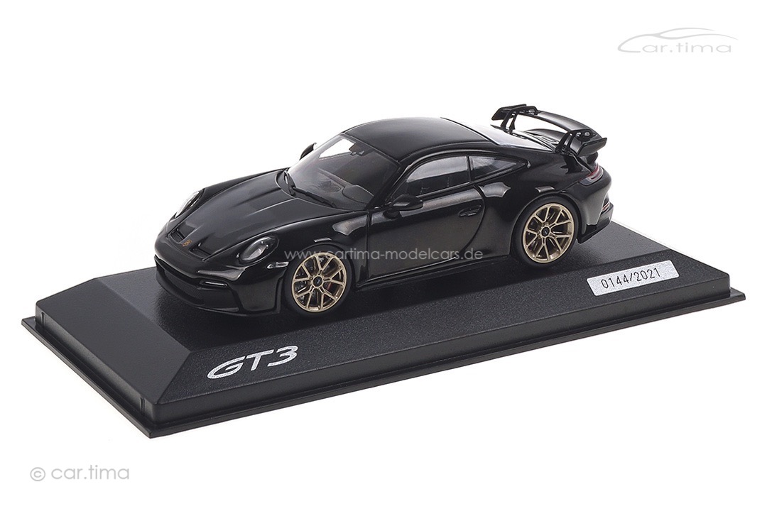 Porsche 911 (992) GT3 Tiefschwarzmet. Minichamps 1:43 WAP0201520M007