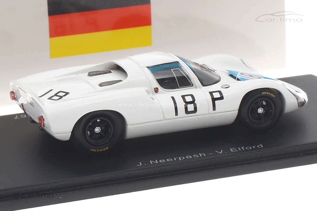 Porsche 910 1000km Nürburgring 1967 Neerpash/Elford Spark 1:43 SG820