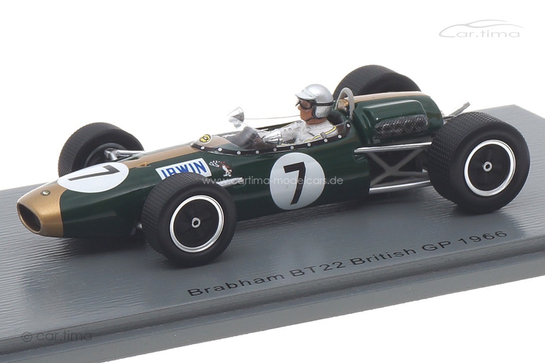 Brabham BT22 GP Großbritannien 1966 Chris Irwin Spark 1:43 S7093