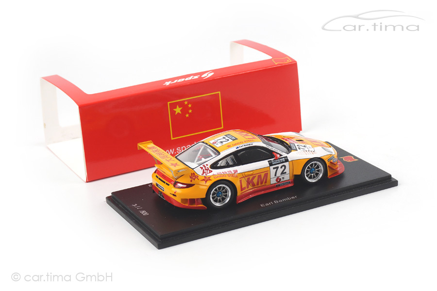 Porsche 911 (997 II) GT3 R City of Dreams Macau GT Cup 2013 Earl Bamber Spark 1:43 SA049