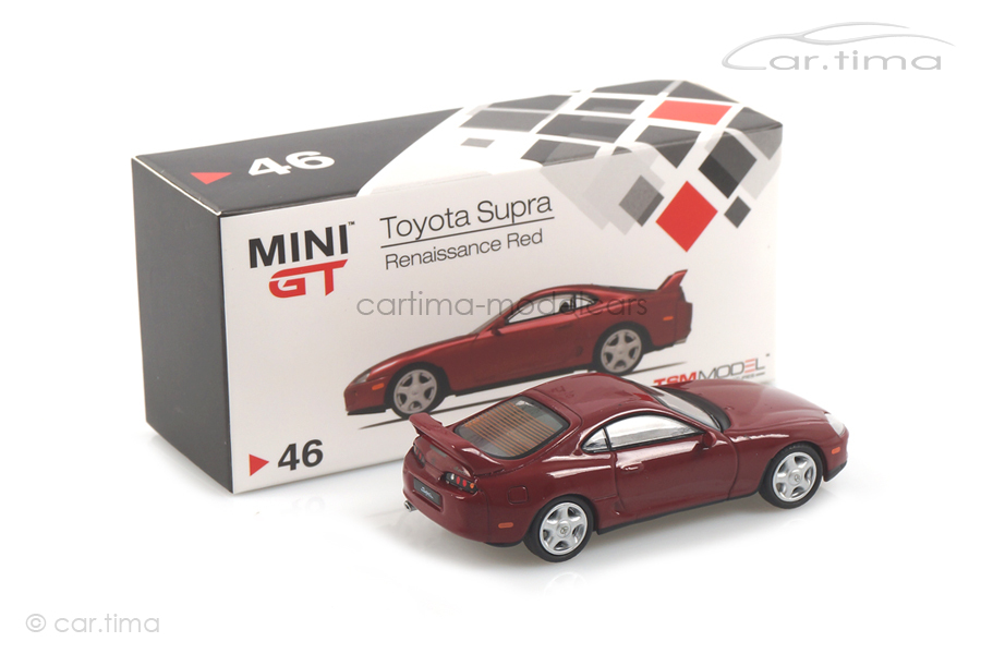 Toyota Supra (LHD) Renaissance red MINI GT 1:64 MGT00046-L