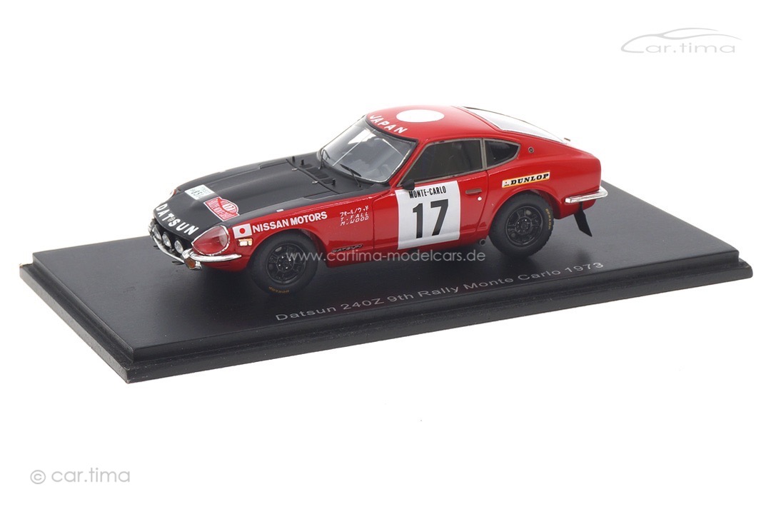 Datsun 240Z Rallye Monte Carlo 1973 Fall/Wood Spark 1:43 S6285