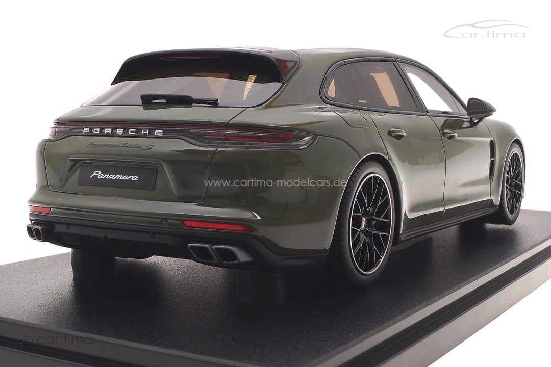 Porsche Panamera Turbo S Sport Turismo 2021 Nato Olive GT Spirit 1:18 GT447