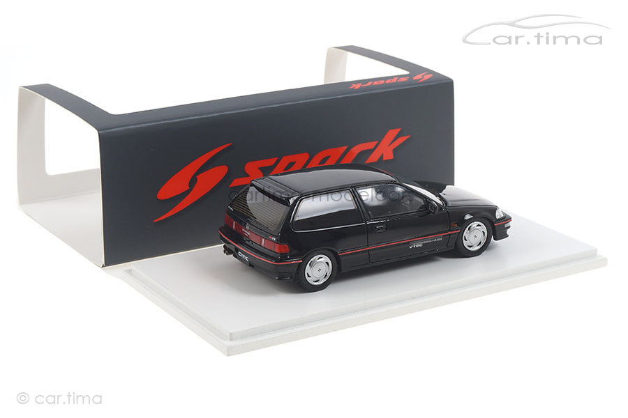 Honda Civic EF9 SiR schwarz Spark 1:43 S5452