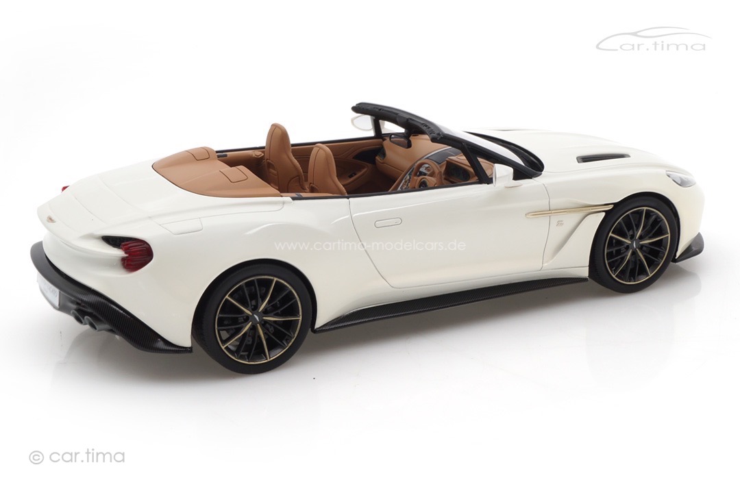 Aston Martin Vanquish Zagato Volante Escaping White TopSpeed 1:18 TS0214