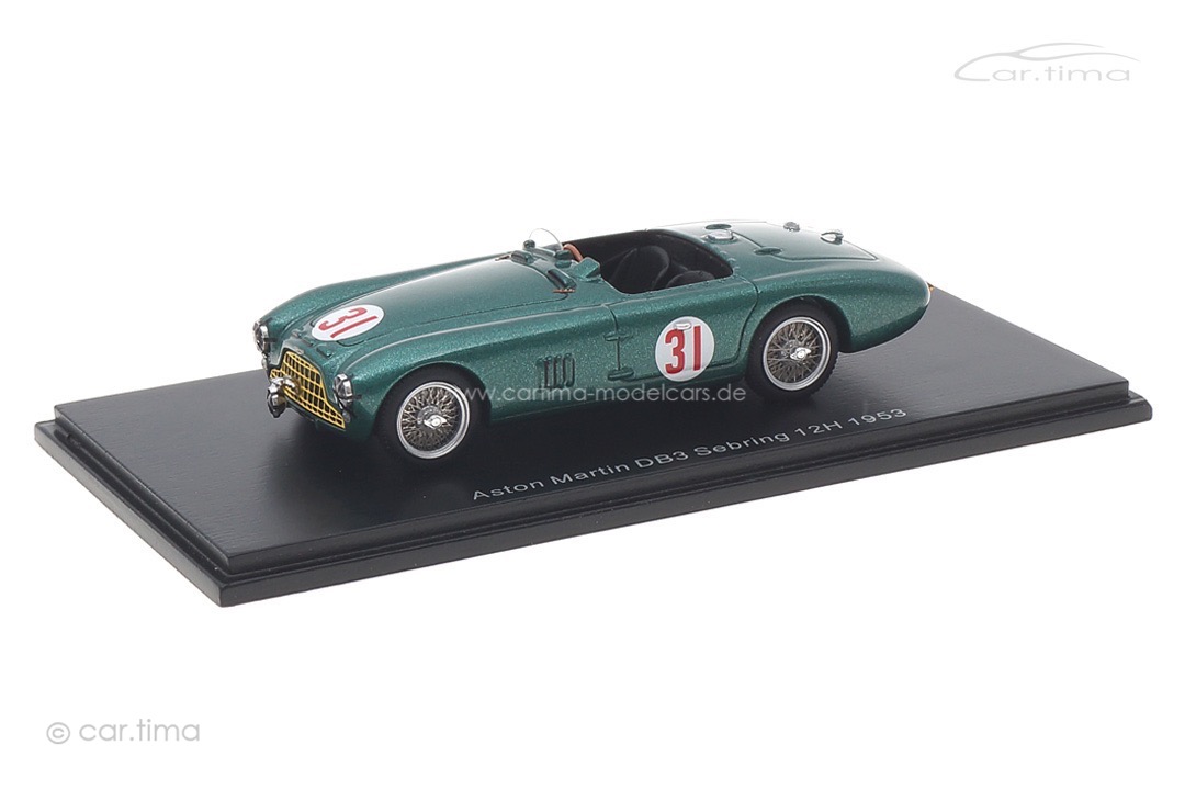 Aston Martin DB3 12h Sebring 1953 Duke/Collins Spark 1:43 S2449