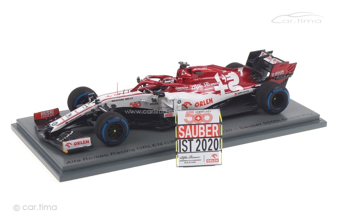 Alfa Romeo Racing C39 GP Türkei 2020 Kimi Räikkönen Spark 1:43 S6492