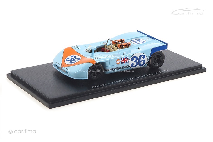 Porsche 908/03 Targa Florio 1970 Attwood/Waldegard Spark 1:43 S4625