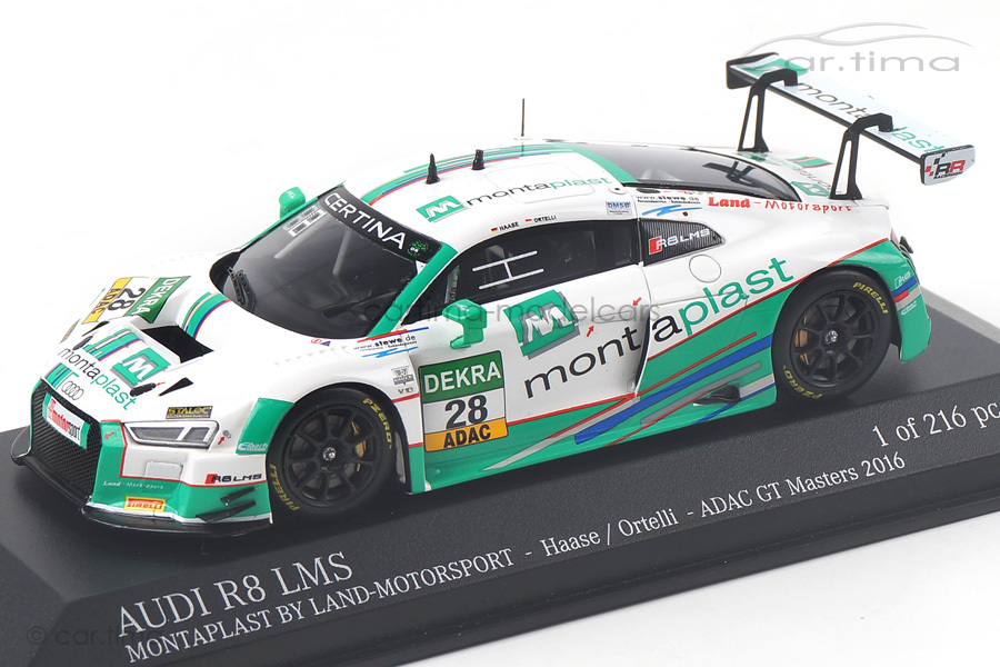 Audi R8 LMS GT Masters 2016 Haase/Ortelli Minichamps 1:43 437161198