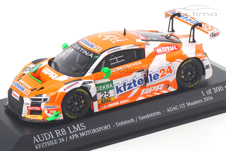 Audi R8 LMS GT Masters 2016 Dobitsch/Sandström Minichamps 1:43 437161125