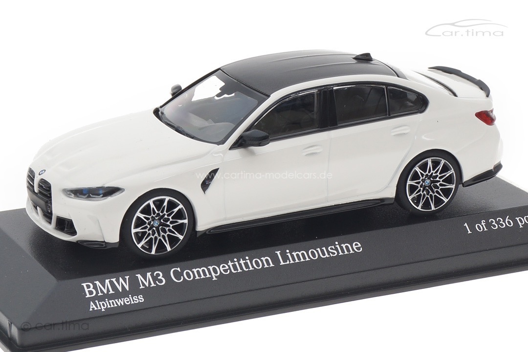 BMW M3 Competition (G80) Alpinweiß Minichamps 1:43 410020204