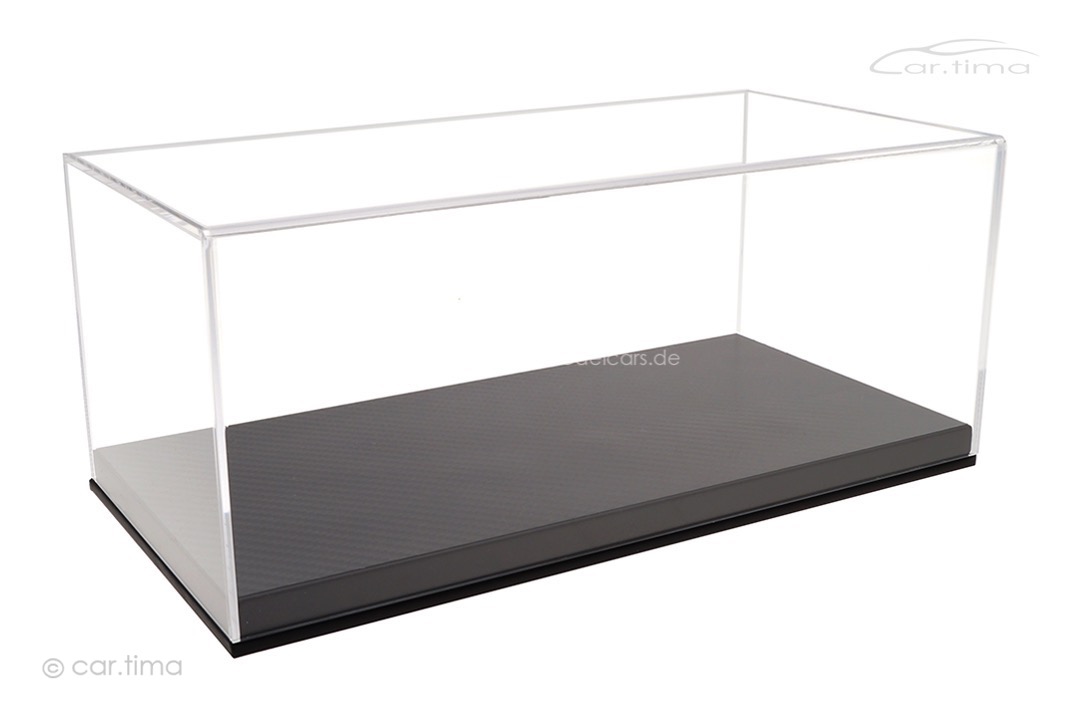 Vitrine/Showcase Carbon 32,2cm x 16,1cm x 13,6cm (L/B/H) car.tima 1:18