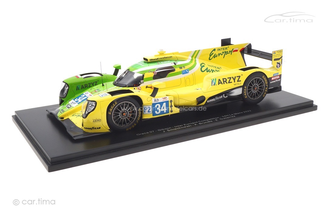 Oreca 07 24h Le Mans 2022 Smiechowski/Brundle/Gutierrez Spark 1:18 18S812