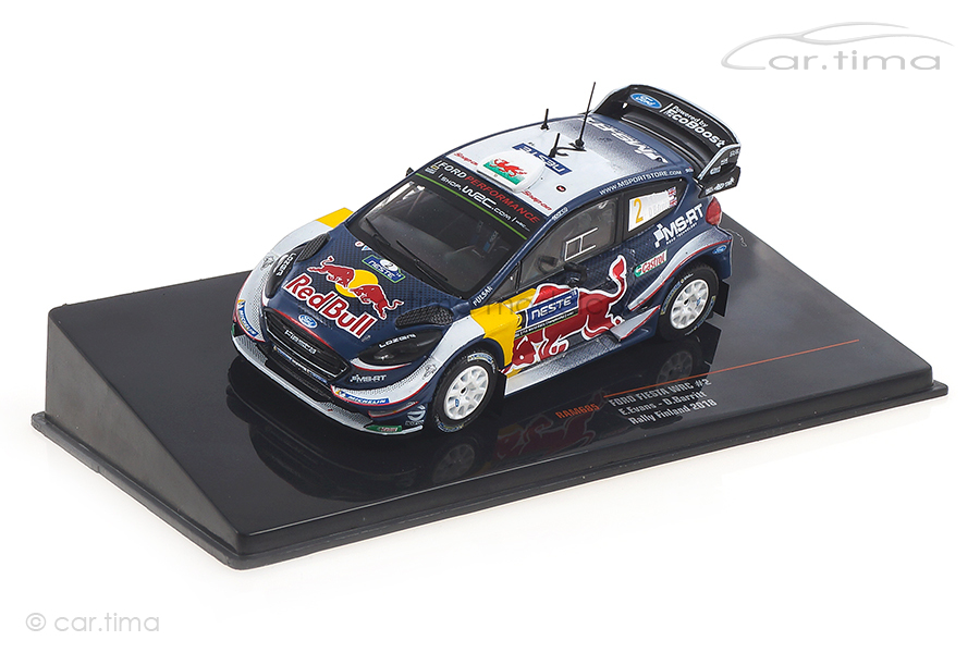 Ford Fiesta WRC Rallye Finnland 2018 Evans/Barritt IXO 1:43 RAM685