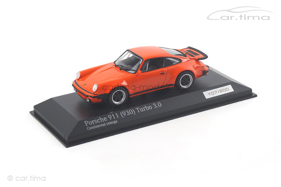 Porsche 911 (930) Turbo 3.0 Continental orange Minichamps 1:43 CA04316032