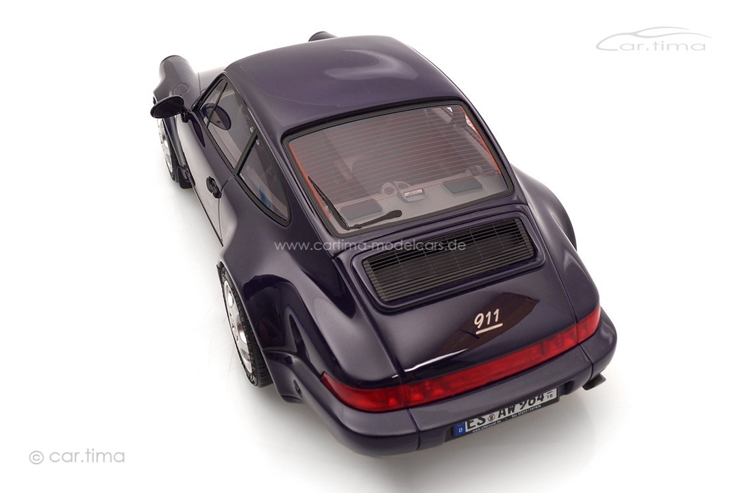 Porsche 911 (964) Carrera 4 WTL 30 Jahre 911 Viola met./Rubikon Individualisierung car.tima 1:18