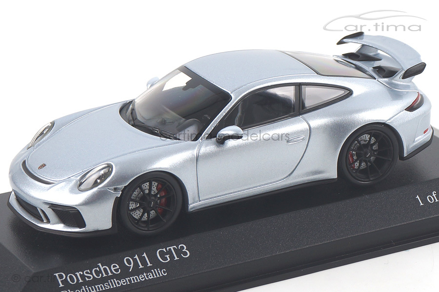 Porsche 911 (991 II) GT3 Rhodiumsilber Minichamps 1:43 413066032