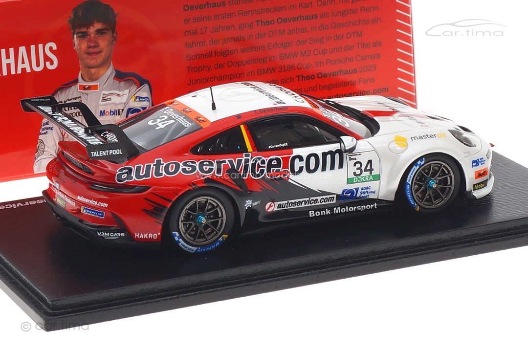 Porsche 911 (992) GT3 Cup Carrera Cup 2024 Theo Oeverhaus Spark 1:43 MAB052