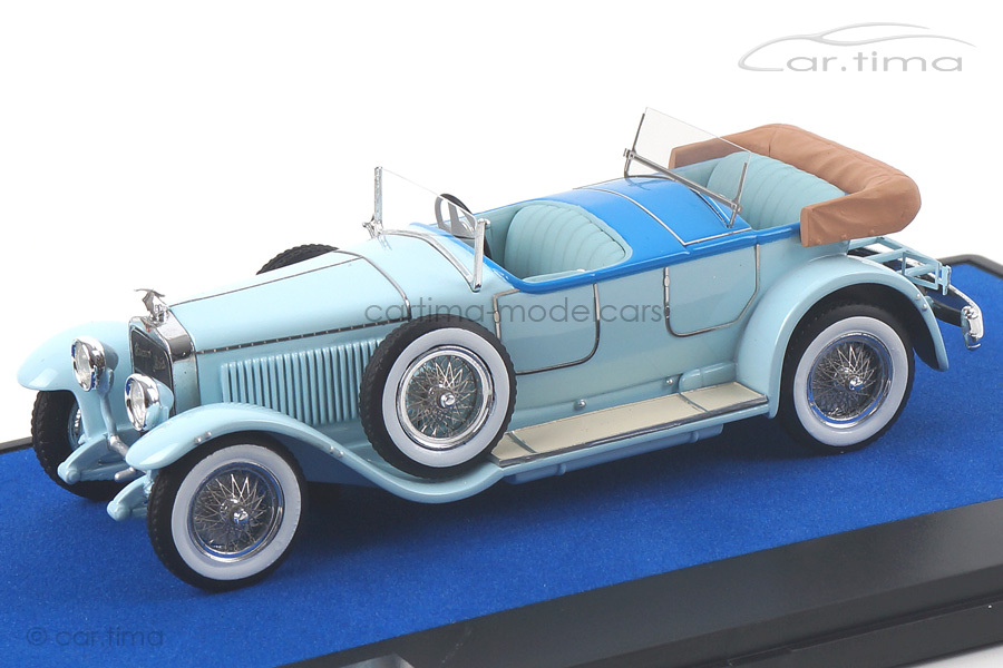 Hispano Suiza H6B Million Guiet Dual-Cowl Phaeton 1924 blau Matrix Scale Models 1:43 MXLM02-0806