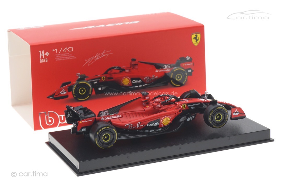 Ferrari SF23 GP 2023 Charles Leclerc Bburago 1:43 18-36835LE