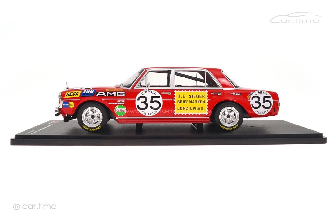 Mercedes-Benz AMG 300 SEL 6.3 "Rote Sau" 24h Spa 1971 Heyer/Schickentanz Werk83 1:18 W18030001