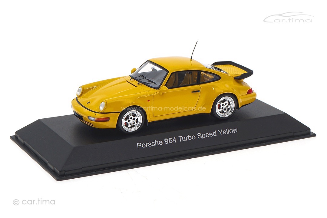 Porsche 911 (964) Turbo Speedgelb Porsche Museum Spark 1:43 MAP02050820