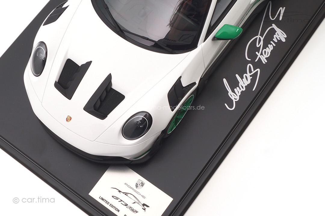 Porsche 911 (992) GT3 RS Originalsignatur Andreas Preuninger Spark 1:12 WAP0231550P002-SIG