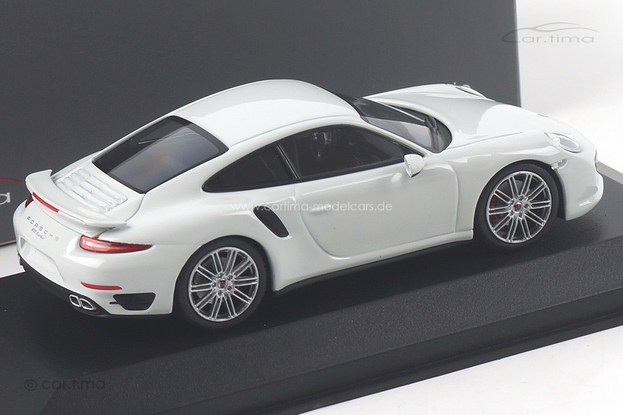 Porsche 911 (991) Turbo Weiß/Interieur schwarz Turbo Set Minichamps 1:43 CA04316058