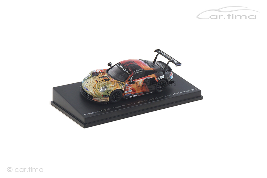 Porsche 911 RSR Class Winner 24h Le Mans 2019 Bergmeister/Lindsey/Perfetti Spark 1:64 Y142