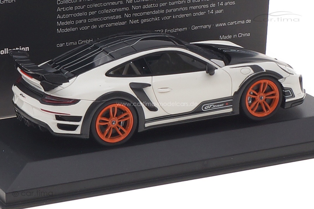 TECHART GTstreet R Weiß/Rad Gulforange TECHART Collection 1:43 091.992.143.004GO