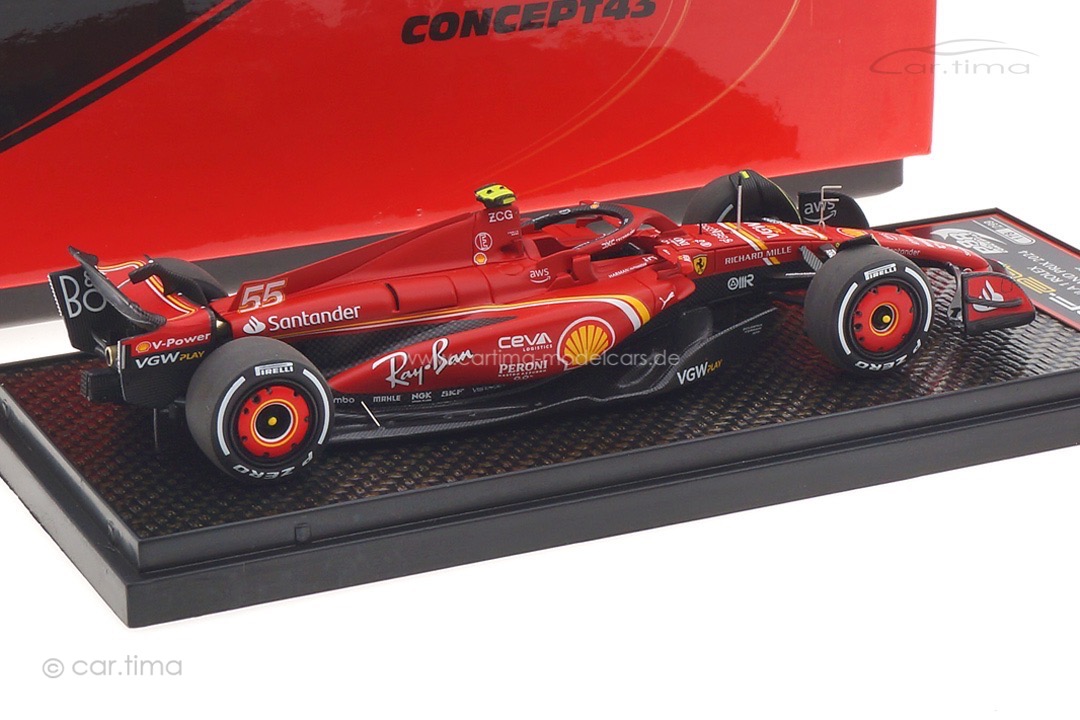 Ferrari SF-24 Winner GP Australien 2024 Carlos Sainz BBR 1:43 BBRC295B