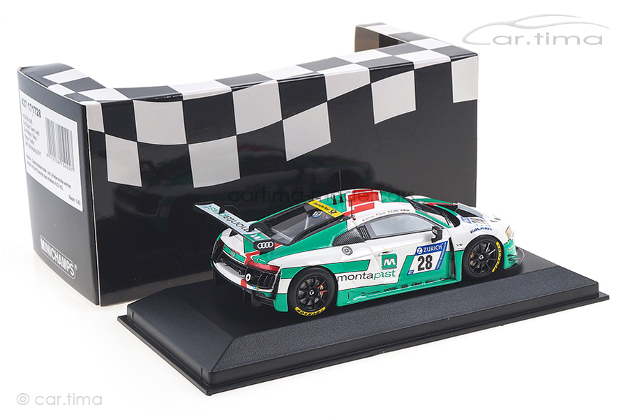 Audi R8 LMS 24h Nürburgring 2017 Philippi/Mies/Haase/Kaffer Minichamps 1:43 437171728