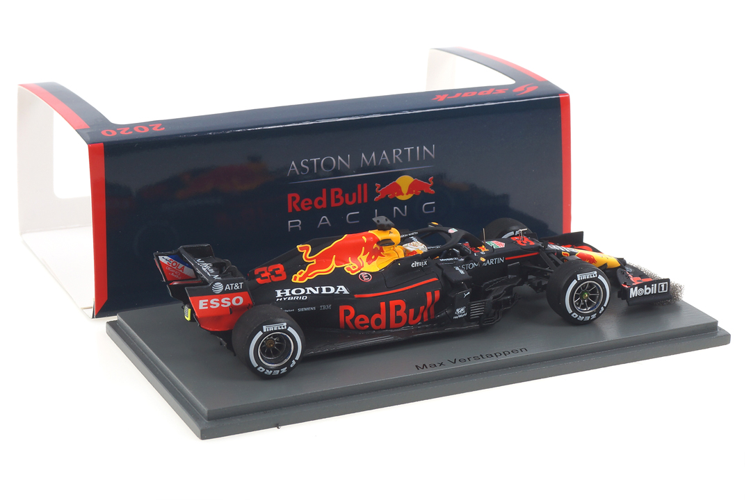 Aston Martin Red Bull RB16 Barcelona Test 2020 Max Verstappen Spark 1:43 S6458