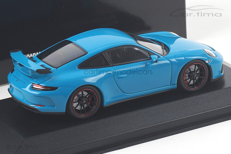 Porsche 911 GT3 (991 II) Miamiblau Minichamps 1:43 410066022