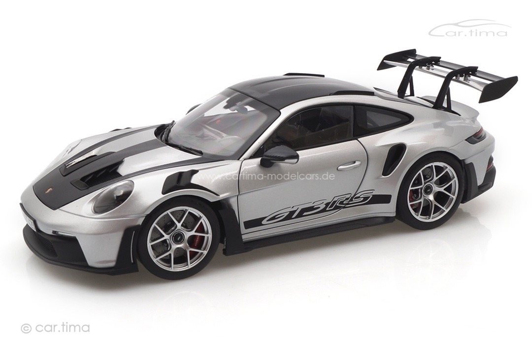 Porsche 911 (992) GT3 RS Weissach Paket GT-silbermet. Norev 1:18 187366