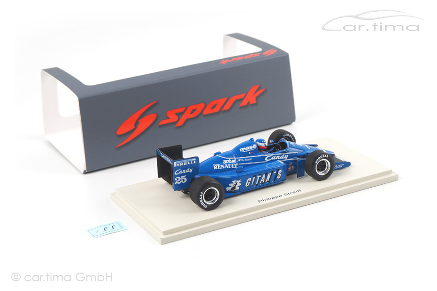 Ligier JS25 GP Australien 1985 Philippe Streiff Spark 1:43 S3974