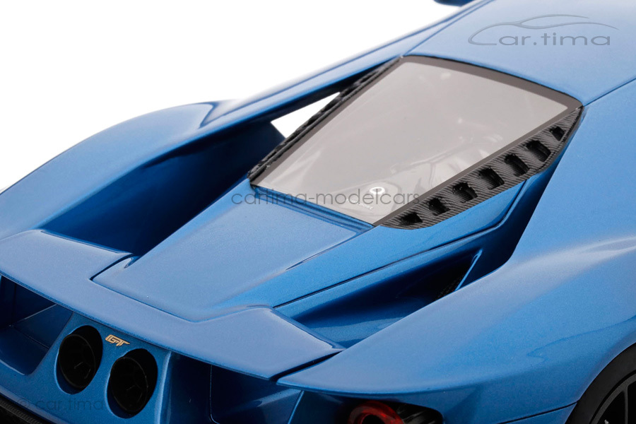 Ford GT North American Auto Show 2015 Liquid blue TopSpeed 1:18 TS0004