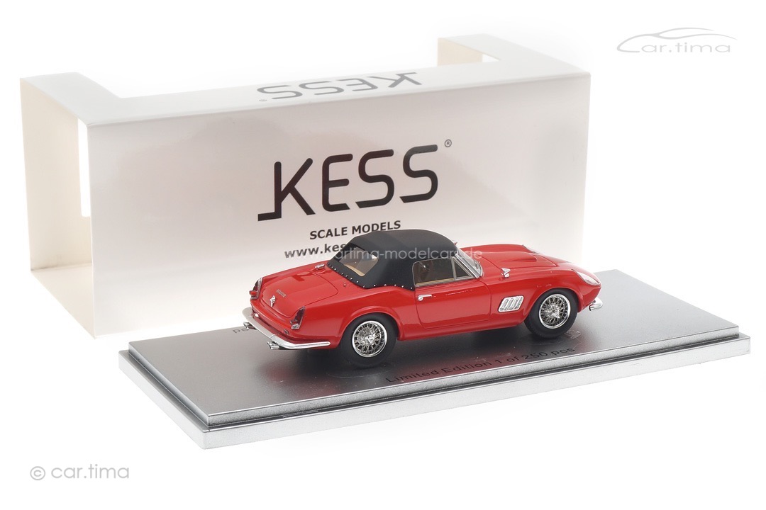 Ferrari Modena 250 GT California Spyder Closed 1961 rot Kess 1:43 KE43058001