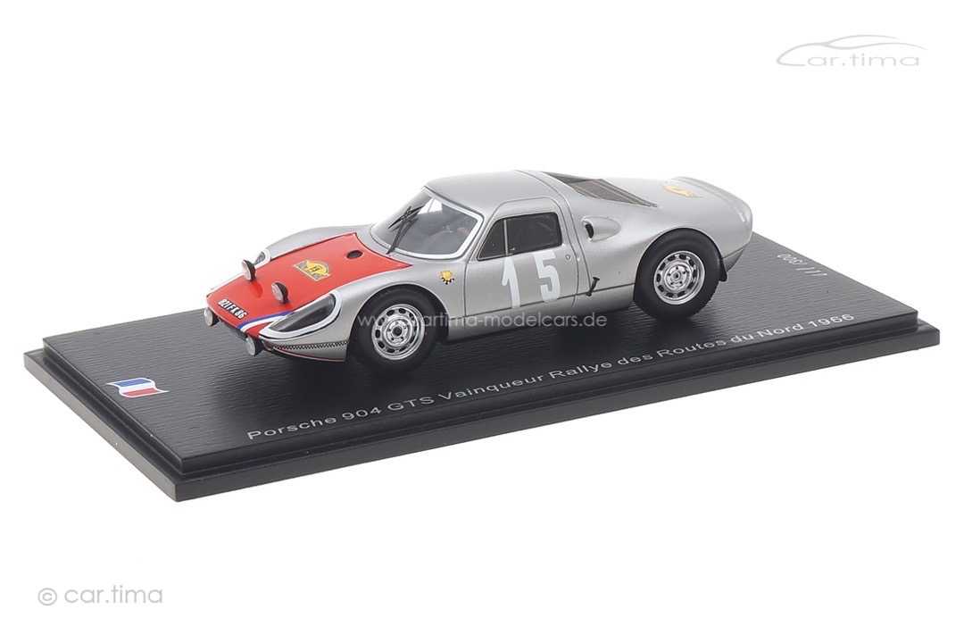 Porsche 904 GTS Winner Rallye des Routes du Nord 1966 Buchet/Ferrand Spark 1:43 SF168