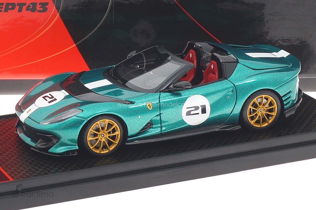 Ferrari 812 Competizione A Green Jewel BBR 1:43 BBRC263P