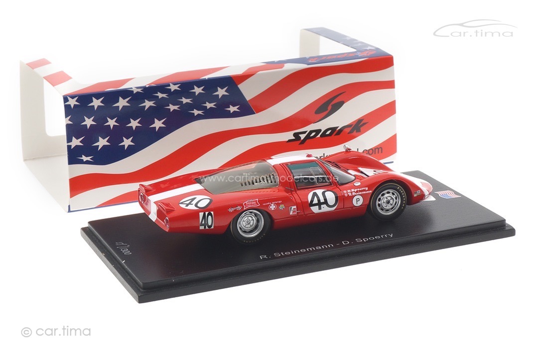 Porsche 906LH 12h Sebring 1967 Steinemann/Spoerry Spark 1:43 US268