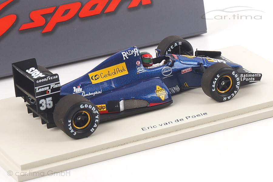 Team Modena 291 GP San Marino 1991 Eric van de Poele Spark 1:43 S1718