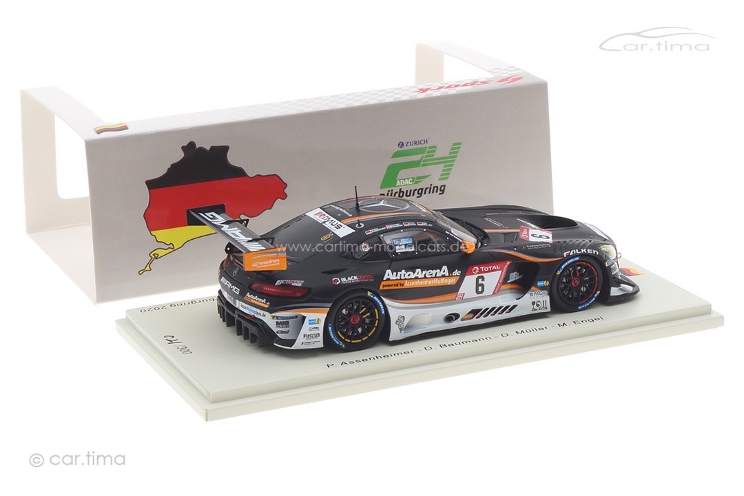 Mercedes-AMG GT3 24h Nürburgring 2020 Assenheimer/Baumann/Engel/Müller Spark 1:43 SG687