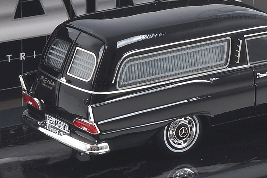 Mercedes-Benz 220SE Pollmann Hearse 1963 schwarz Matrix 1:43 MX41302-091
