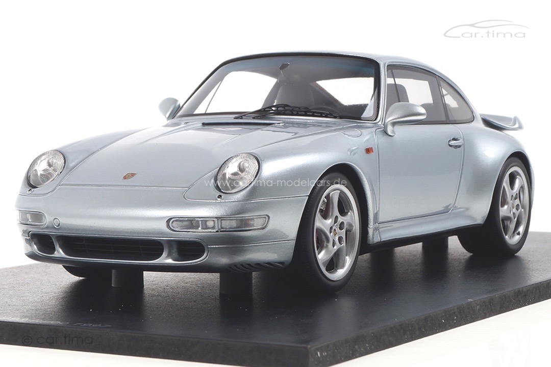 Porsche 911 (993) Turbo silber Spark 1:18 18S468