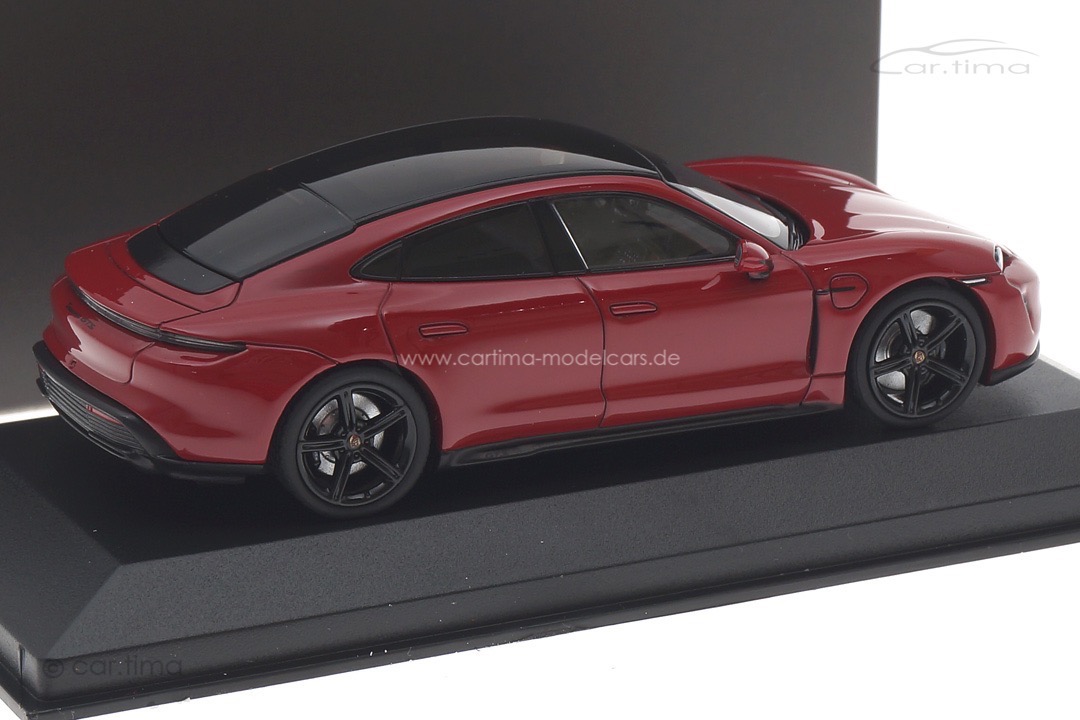 Porsche Taycan GTS 2022 Karminrot/schwarz Minichamps 1:43 WAP0200330PTAC