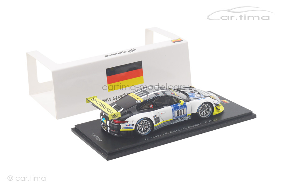 Porsche 911 (991) GT3 R 24h Nürburgring 2016 Bamber/Estre/Tandy/Pilet Spark 1:43 SG254